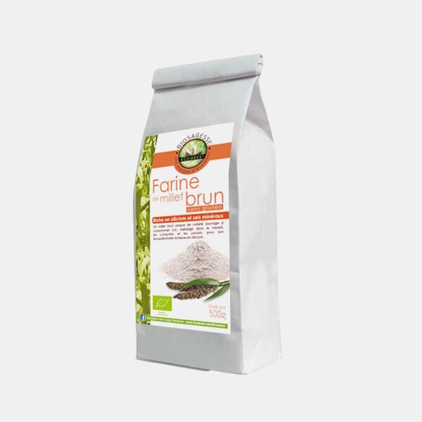 ECOIDEES FARINHA DE MILLET CASTANHO 500G