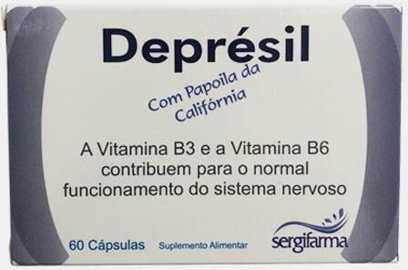 SERGIFARMA® DEPRESIL COM PAPOILA DA CALIFORNIA 60 CAPSULAS