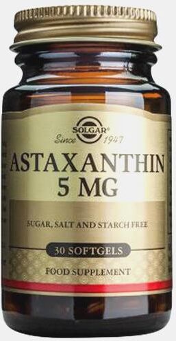 SOLGAR ASTAXANTHIN 5mg 30 CAPSULAS SOLGAR