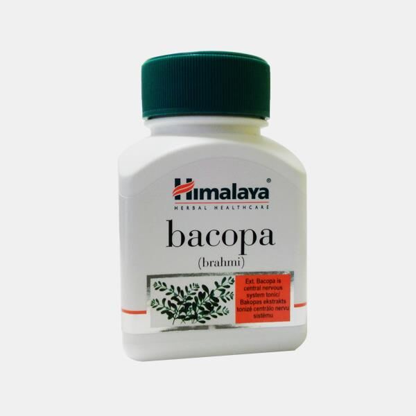 HIMALAYA HERBALS BACOPA BRAHMI 60 CAPSULAS