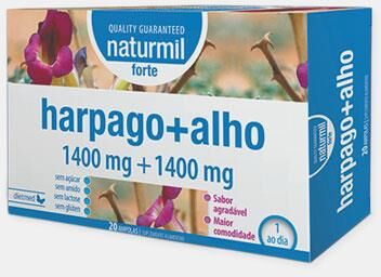 NATURMIL HARPAGO + ALHO FORTE 20 AMPOLAS