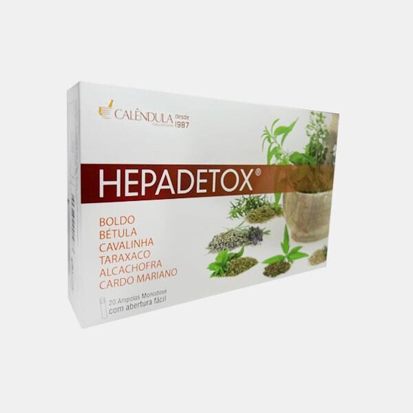 CALENDULA® HEPADETOX 20 AMPOLAS