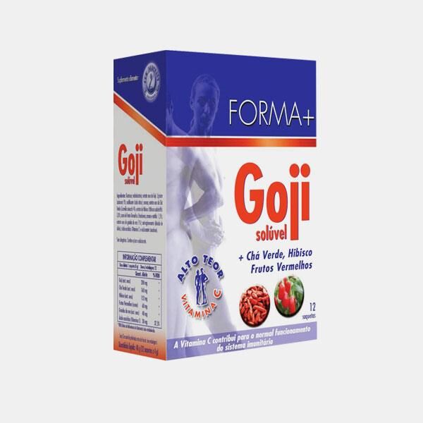 CEM POR CENTO BEBIDA DE GOJI SOLUVEL 12 SAQUETAS