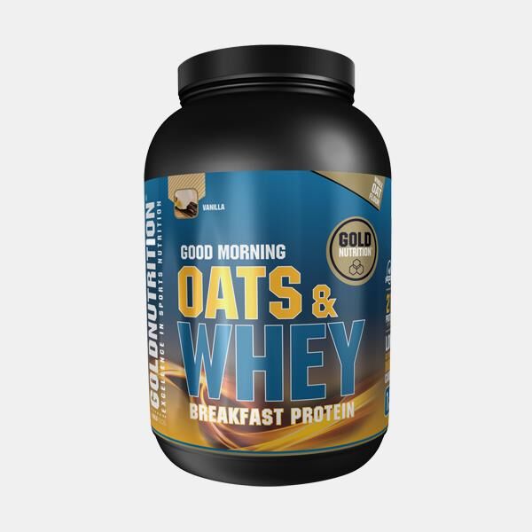 GOLD NUTRITION OATS & WHEY BREAKFAST PROTEIN 1Kg BAUNILHA