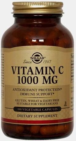 SOLGAR VITAMINA C 1000mg 100 CAPSULAS SOLGAR