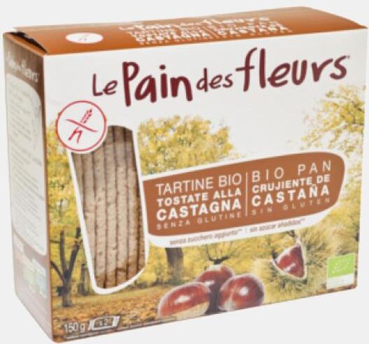 Le Pain des fleurs® PAO FLORES CASTANHA S/ GLUTEN BIO 150g