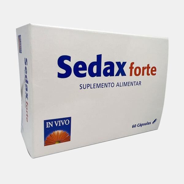 INVIVO SEDAX FORTE 390mg 60 CAPSULAS