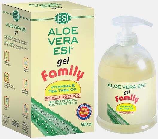 ESI ALOE VERA GEL COM TEA TREE OIL FAMILY 500ml