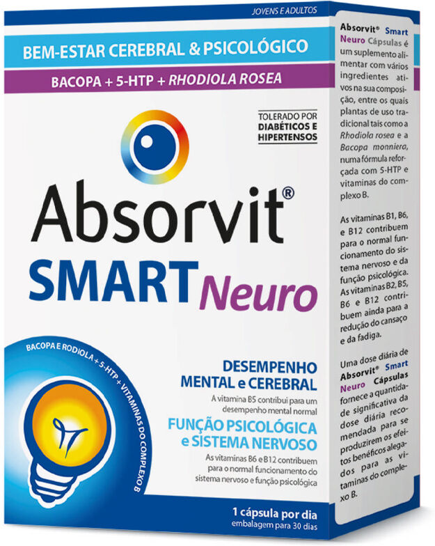 Absorvit Smart Neuro 30 cápsulas