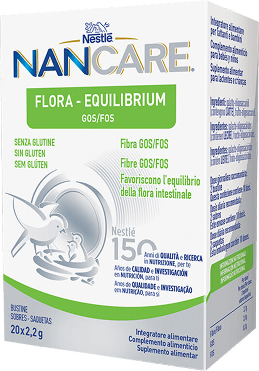 Nestlé NANCARE Flora Equilibrium 44g 20 Saquetas