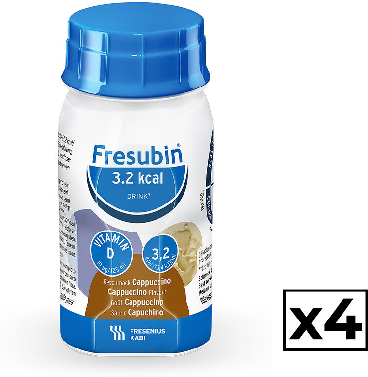 Fresubin 3.2kcal Drink Cappuccino 4x125ml