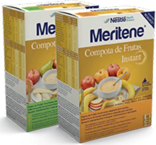 Nestle Meritene Compota de Frutas Instant Maçã e Pêra 2x350g