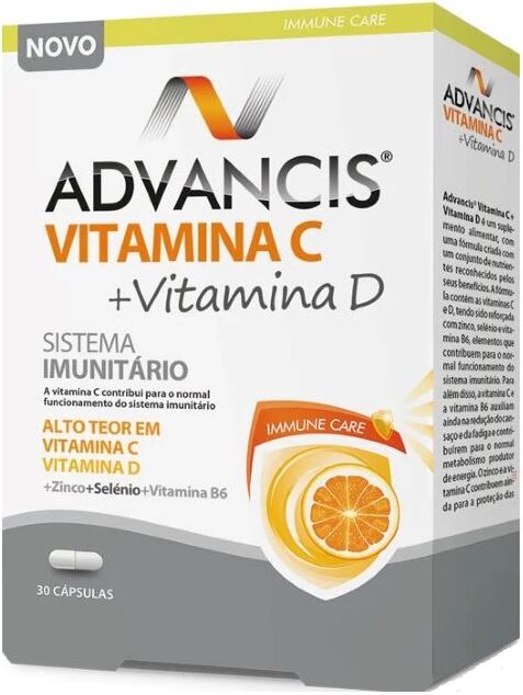 Advancis Vitamina C + Vitamina D 30 cápsulas