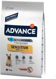 Advance Ração Para Cães Mini Adult Sensitive Salmão e Arroz 7,5 Kg