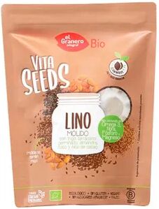 El Granero Integral Vitaseeds Linho Moído, Trigo Sarraceno, Amêndoa, Coco  200g