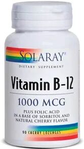 Solaray VITAMINA B12 1000mcg 90 Comprimidos