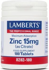 Lamberts ZINCO 15mg 180 Tabs