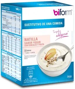 Biform LEITE CREME IOGURTE CEREAIS E FRUTA 6 Saquetas de 52g Iogurte-Cereais