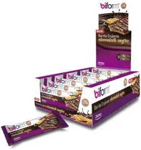 Biform BARRAS CROCANTES CHOCOLATE PRETO 20 Un de 17g Chocolate Preto