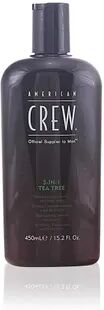 American Crew Tea Tree 3 In 1 Shampoo, Conditioner And Body Wash 450 ml