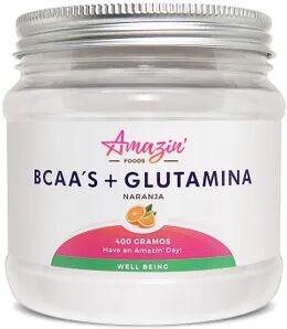 Amazin' Foods BCAA'S + GLUTAMINA 400g Frutas do Bosque