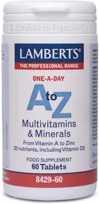 Lamberts A-Z MULTIVITAMINAS E MINERAIS 60 Tabs