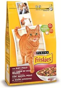 Friskies Gato Adulto Com Carne de Vaca Frango e Verduras 4 Kg