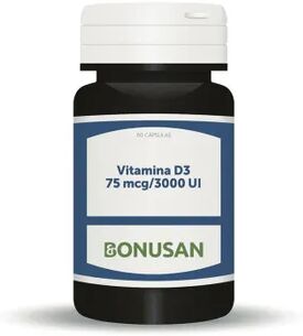 Bonusan VITAMINA D3 (3000UI) 60 Caps