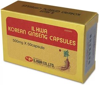 Tongil Ginseng Coreano Il Hwa 50 Caps