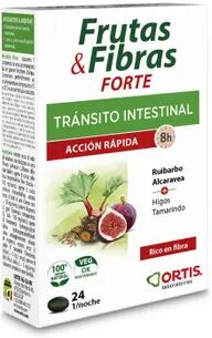 Ortis FRUTAS & FIBRAS FORTE AÇÃO RÁPIDA 24 Tabs