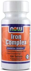 Now Foods IRON COMPLEX 100 Tabs