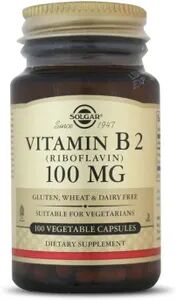 Solgar VITAMIN B2 100mg 100 VCaps