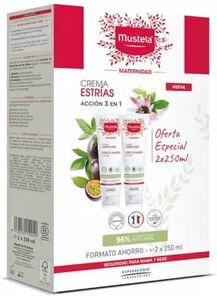 Mustela CREME PREVENÇÃO DE ESTRIAS DUPLO 2 Unids 250ml