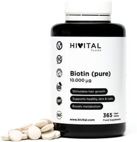 Hivital Foods Biotina 10.000 mcg 365 Tabs