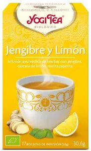 Yogi Tea JENGIBRE Y LIMON BIO 17 Infusiones