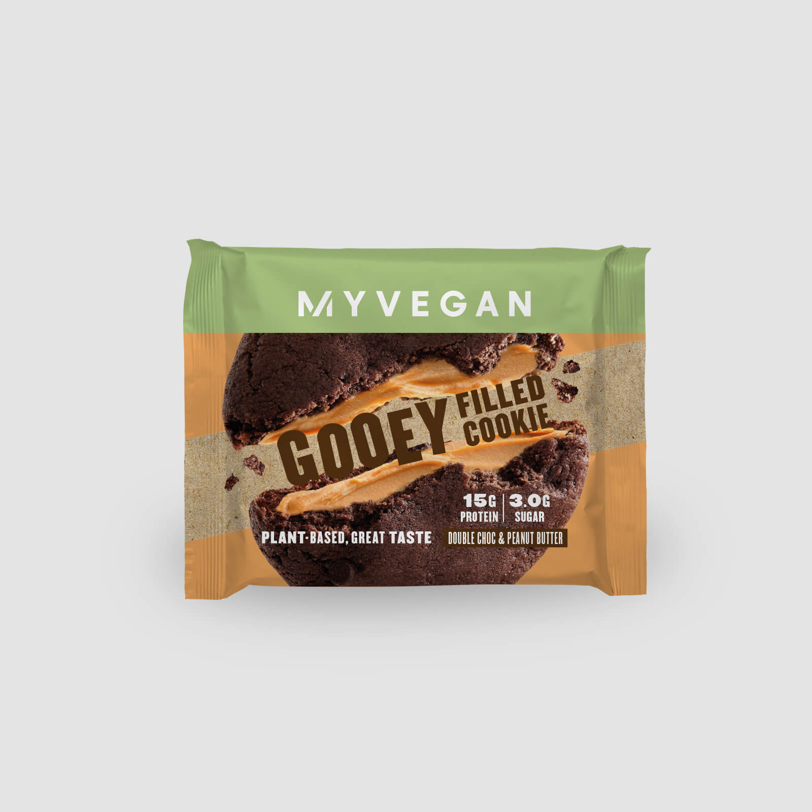 Myvegan Myprotein Vegan Filled Protein Cookie (Sample) - Double Chocolate & Peanut Butter