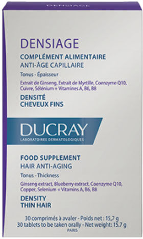 Ducray Densiage Suplemento Capilar Antienvelhecimento 30unid.