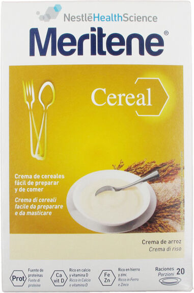 Nestlé Meritene Cereal Instant Creme Arroz 2x300gr