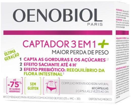 Oenobiol Captador 3-em-1 + Cápsulas 60unid.