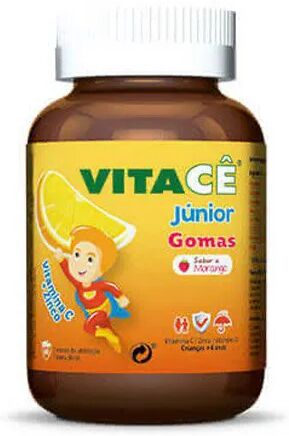 VitaCê Vitace Junior Gomas Morango x60