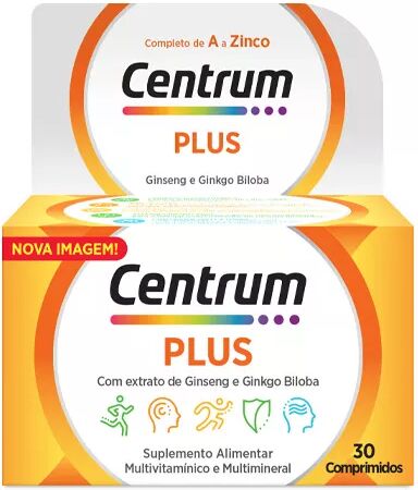 Centrum Plus Ginseng Ginkgo x30 Comprimidos