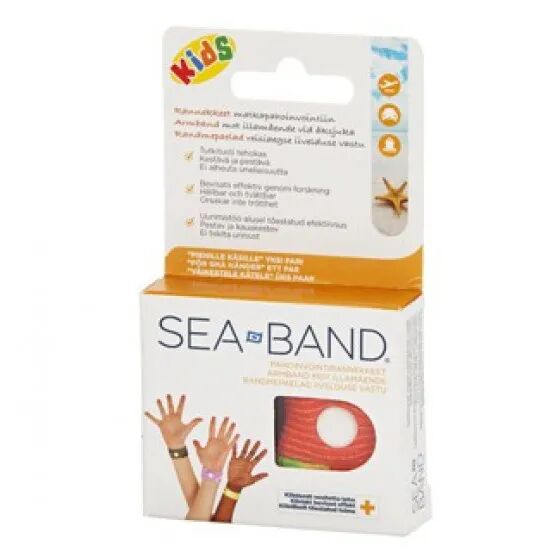 KTB Sea-Band Pulseira Criança Anti Enjoo Laranja x2