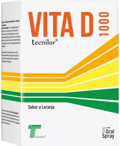 Tecnilor Vita D 1000 Tecnilor Spray Oral Sabor a Laranja 10ml