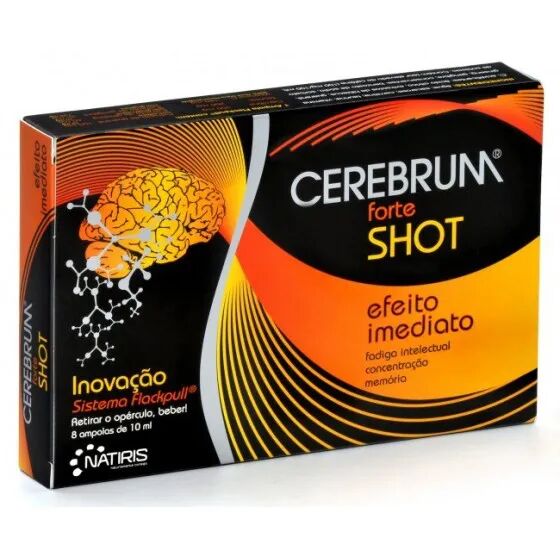 Natiris Cerebrum Forte Shot 8 Ampolas De 10ml