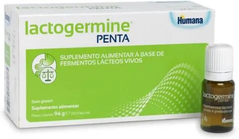 Humana Milte Lactogermine Penta 10 Frascos De 2,5g