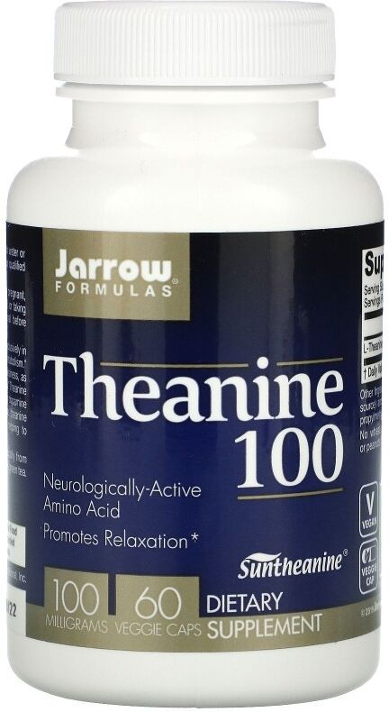 Jarrow Formulas Jarrow Theanine, 100mg - 60 Capsule