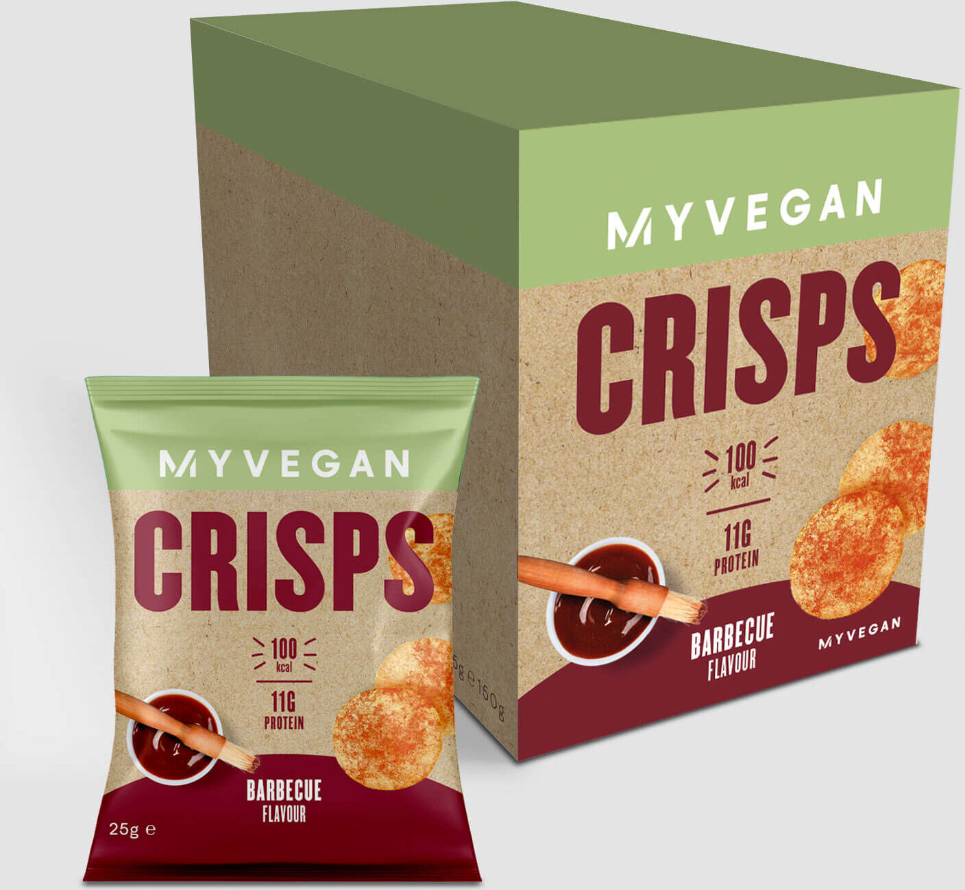 Myvegan Chipsuri cu proteine - 6 x 25g - Gratar