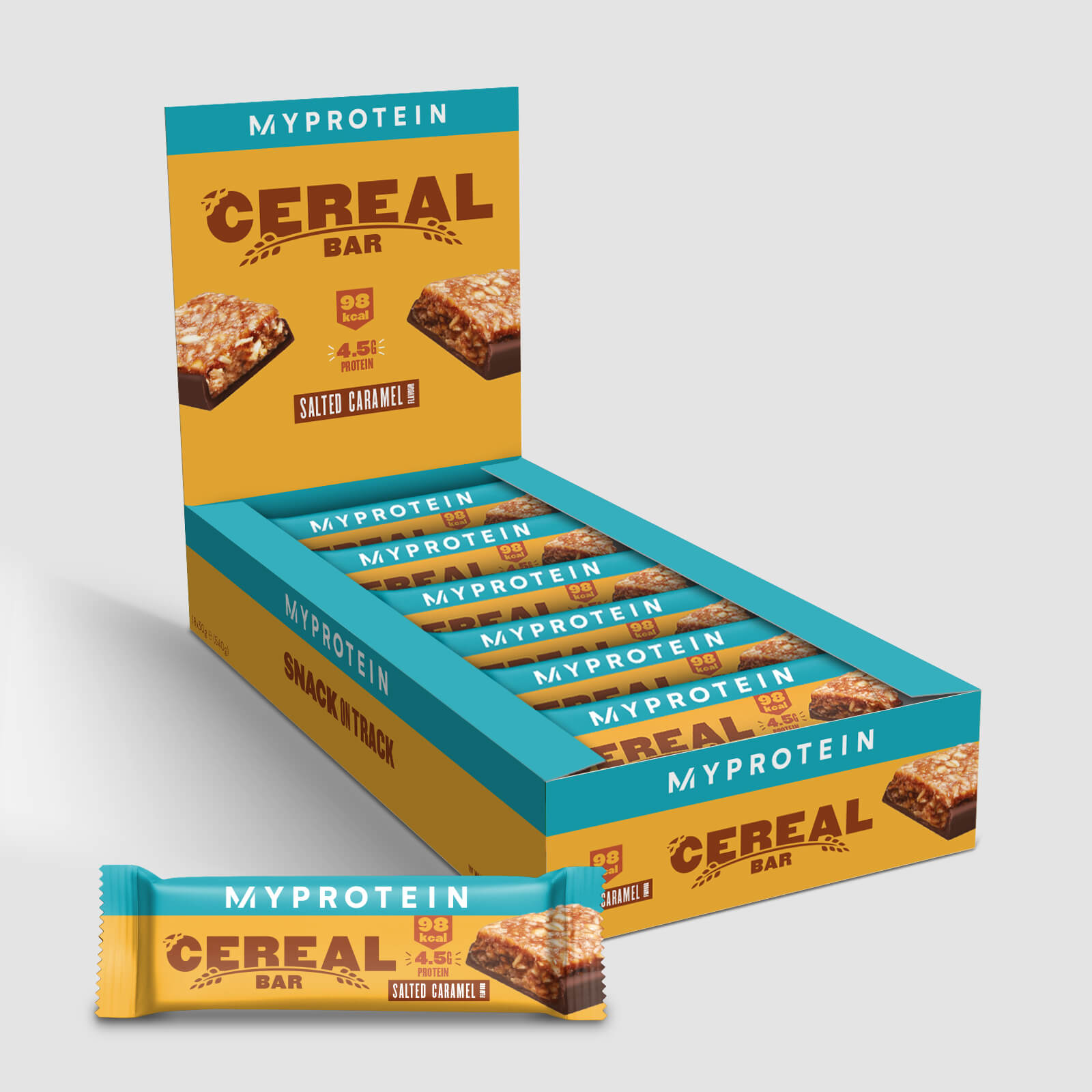 Myprotein Baton de cereale - 18 x 30g - Caramel sarat