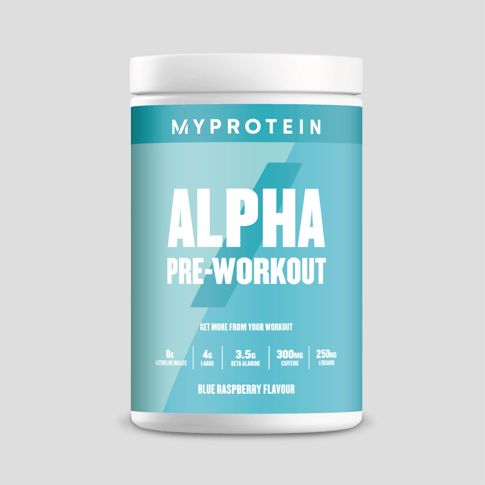 Myprotein Alpha Pre-Workout - 600g - Zmeura albastra