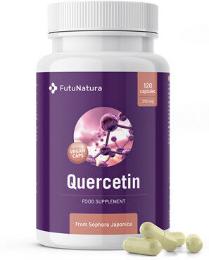 FutuNatura Quercetin 250 mg - alergii și inflamații, 120 de capsule